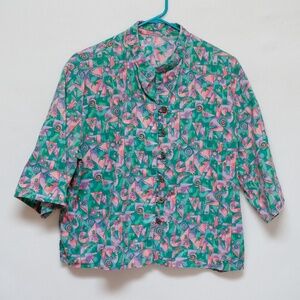 Handmade buttoned women's shirt - good condition